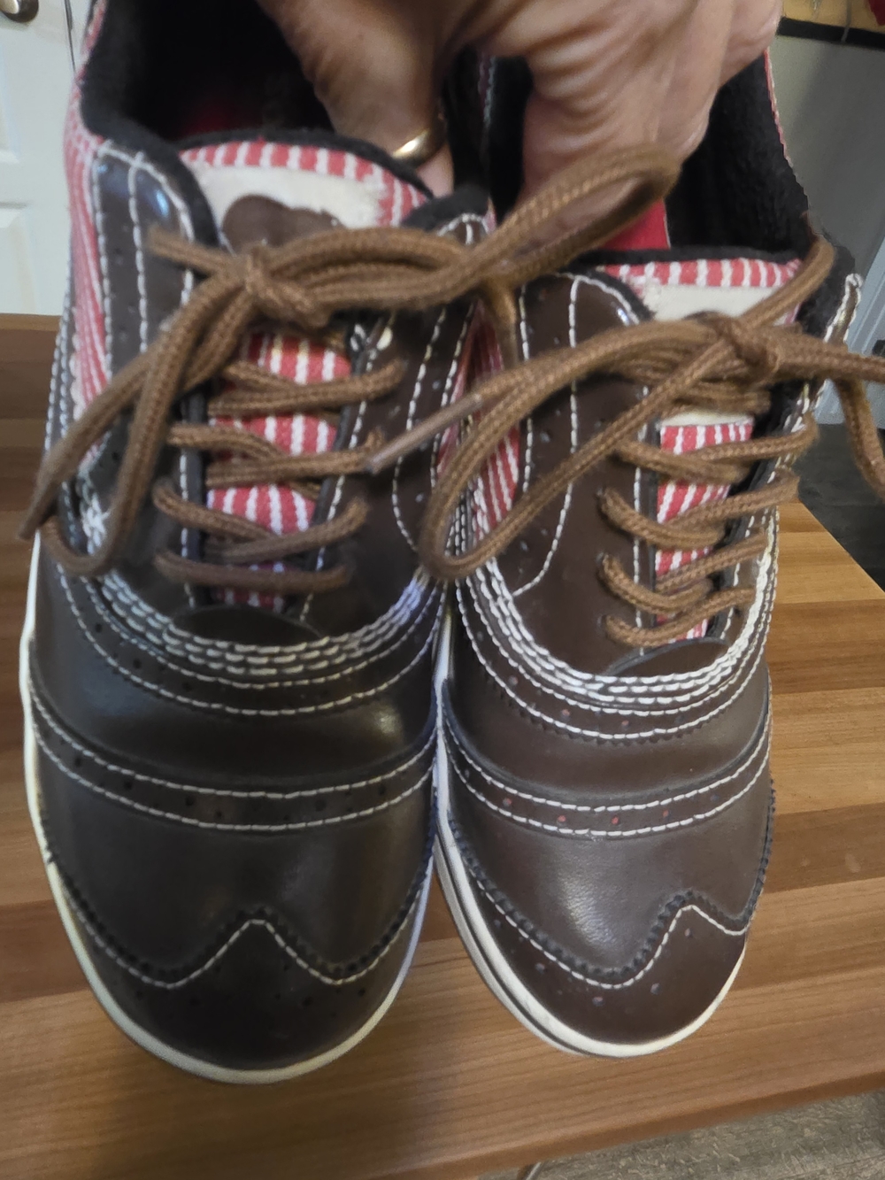 Sorel Brown Women's Leather Lace-Up Waterproof Oxford Shoes